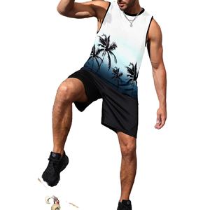 Camiseta sin mangas en blanco con cuello redondo de poliéster, camiseta sin mangas de peso pesado Lisa personalizada de lujo con logotipo estampado personalizado, camiseta en blanco con cuello redondo para hombre de gran tamaño - Product Image 5