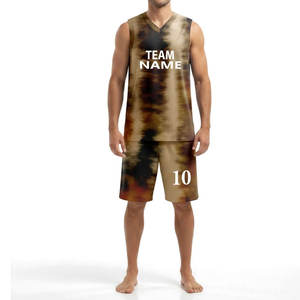 Ensemble de maillots de basketball réversibles personnalisables pour hommes et enfants, design vierge, avec logo sur mesure - Product Image 2