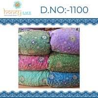 Tela Fendy Bordada, Suave al Tacto y Transpirable, para Vestidos de Novia, Decoración del Hogar, Estilo Elegante, Tela No Tejida de Lujo para Muebles, Niñas y Niños