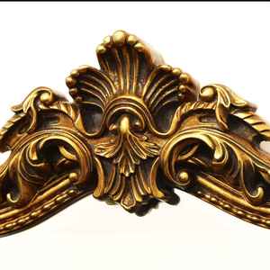 Grand miroir sur pied en bois doré style shabby chic avec cadre sculpté à la main, écologique, luxe, pour salon, chambre, hôtel, décoration intérieure - Product Image 2