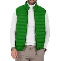 Veste sans manches en duvet de canard pour homme, taille régulière, personnalisée avec logo imprimé, respirante, légère, pour l'hiver