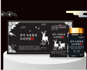 Extracto Líquido de Asta de Ciervo y Raíz de Ginseng Rojo de Sang-A Pharmaceutical, 240g X 4 Botellas - Product Image 1