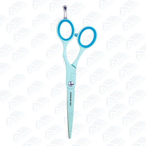 Apto Enterprises Silencer Blue 15g Weight Professional Premium Barber <b>Scissors</b> 5.75" Japanese Stainless Steel CE ISO Certified - Product Image 2