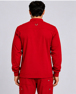 Ensemble de blouses médicales confortables pour hommes, tissu extensible respirant, uniforme d'hôpital pour médecins et infirmières, logo personnalisé, tenue professionnelle. - Product Image 2