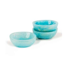 Bol à salade en résine écologique personnalisé et élégant avec un design artisanal raffiné pour les dîners de fête, finition brillante - Product Image 4