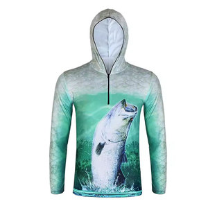 OEM Service Wholesale Best Design Men Fishing <b>Hoodies</b> <b>Lightweight</b> Breathable Quick Dry Men Fishing <b>Hoodies</b> Made In Pakistan - Product Image 1