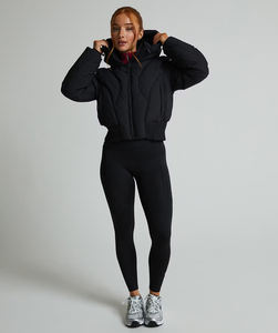 Veste matelassée décontractée pour femme, nouvelle conception d'usine, imperméable et respirante, avec capuche intégrée, Sportsneticintl, hiver 2026 - Product Image 4