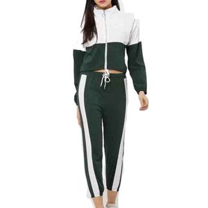 Conjunto Deportivo Ajustado y Cómodo para Mujer al por Mayor, de Alta Calidad, Transpirable, para Adultos, para Invierno, a Precio Económico, con Paneles Decorativos - Product Image 1