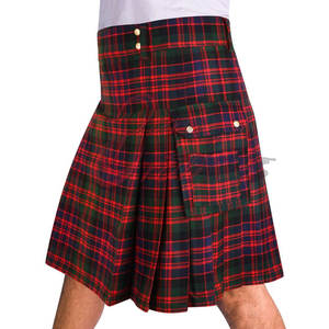 Auténtico Kilt Escocés de Tartán de Alta Calidad con Patrón Tradicional y Cintura Ajustable - Product Image 3