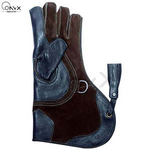 Gants professionnels en cuir pour la manipulation des oiseaux, triple couche, anti-épines, pour l'entraînement des rapaces, protection pour les dresseurs - Product Image 2