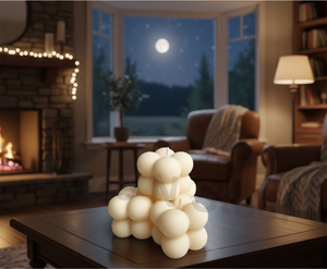 Velas de burbujas y cuatro velas con forma de burbuja para decoración - Navidad, Pascua, cumpleaños y San Valentín - Product Image 5