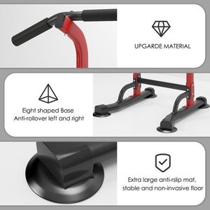 Stazione Multifunzione per Allenamento Domestico, Barra per Trazioni Regolabile, 10 Altezze, Capacità 400 LBS, Struttura in Acciaio - Product Image 4
