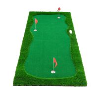 Grand tapis d'entraînement de golf professionnel d'intérieur/extérieur de 12 x 5 pieds, modèle D0100XU8EDA, pour l'entraînement du swing et du putting green