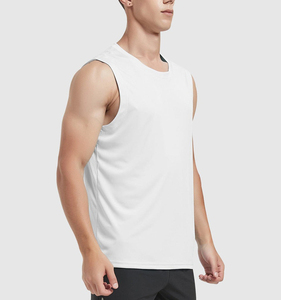 Camiseta sin Mangas de Algodón para Hombre con Logotipo Personalizado 2026, Chaleco Deportivo Informal de Verano para Gimnasio, Correr y Descansar - Product Image 4