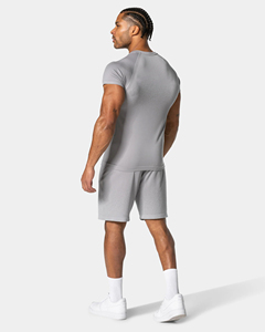 T-shirt homme à manches raglan, col rond, manches courtes, coupe classique, 100% polyester tissé, respirant, anti-boulochage, style streetwear, vêtements de sport - Product Image 1