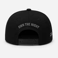 Casquette de baseball personnalisée Midnight Black 2026 – Design urbain tendance, casquette snapback brodée, faible MOQ