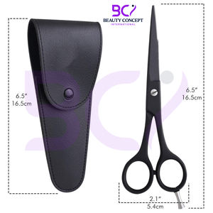 Ciseaux de barbier ultra-polissés, ultra-affûtés, à bord plat, haute durabilité, pour des coupes lisses et nettes - Best Seller - Product Image 3