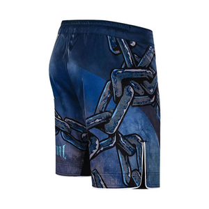 2026 Latest 3D Chain Print MMA <b>Shorts</b>: Sublimated Design Quick Dry <b>Grappling</b> Training Fight Wear - Custom OEM Service - Product Image 3