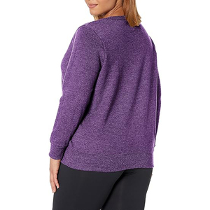 Sweat-shirt à capuche oversize pour femme, avec cordon de serrage, poche kangourou, manches longues, en molleton doux, mélange de coton, style décontracté streetwear - Product Image 5