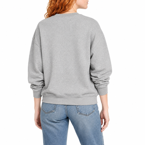 Sudaderas Grises de Cuello Redondo, al por Mayor, Personalizadas, de 450 g/m², Suaves, con Logotipo Personalizado, 100% Algodón - Product Image 3