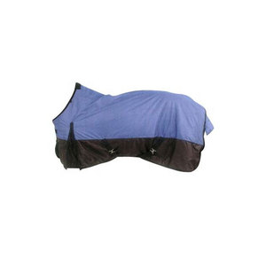 Couverture de protection pour cheval en nylon avec bordure rouge, résistante aux intempéries - Product Image 5