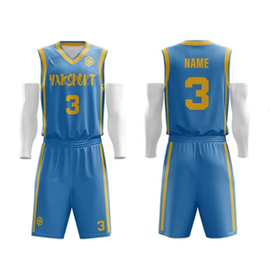Maillots de basketball en gros 2026 – Respirants, légers, 100 % polyester, imprimés, col en V, sans manches, pour équipes professionnelles - Product Image 1