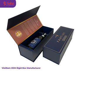 Fabricant OEM au Vietnam, boîte à vin personnalisée de haute qualité, boîte cadeau rigide en papier de luxe pour vin et spiritueux - Product Image 5