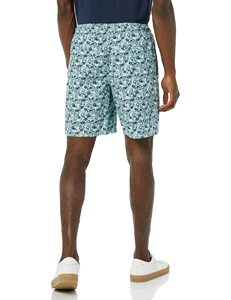 Shorts slim pour homme 100% coton imprimé numériquement, taille élastique, respirant, séchage rapide, écologique, anti-plis, style décontracté - Product Image 3