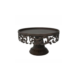 Elegant Natural Wood Cake Stand Single Tier for Wedding and Party Cake Serving for Best Price - Product Image 4
