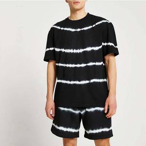 Ensembles décontractés d'été en gros : T-shirt à manches courtes et short, ensemble uni 2 pièces, vêtements pour hommes, motif Tie-Dye 2026 - Product Image 5