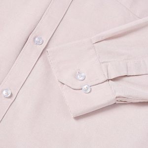 Camisa Oxford de Algodón 100% para Hombre, Manga Larga, con Botones, para Trabajo o Casual, con Bolsillo - Product Image 3