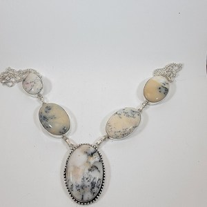 Elegante Colgante de Ágata Dendrítica Dorada Vintage Hecho a Mano con Engaste de Plata de Ley 925, Joyería de Piedras Preciosas para Compromiso, Regalo para Ella - Product Image 6