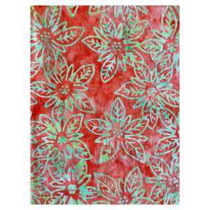 Sarong artisanal premium en batik, motif abstrait violet et bleu, multi-usages, pour la plage et le yoga, Indonésie - Product Image 3