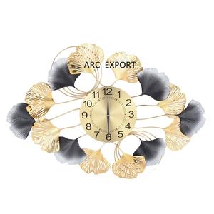 ตกแต่งผนังดีไซน์เนอร์ที่ไม่เหมือนใครทำจากโลหะทองและสีดำศิลปะติดผนังสำหรับการตกแต่งห้องนั่งเล่น - Product Image 1