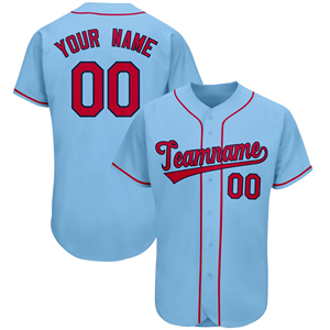Custom Black Baseball Jersey Short Sleeve Button Front Heat-Transfer <b>Printed</b> Team Name <b>Men's</b> Adult Regular Fit Summer Polyester - Product Image 5