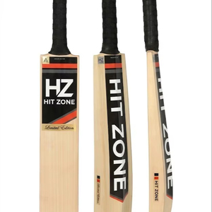 Batte de cricket en saule anglais Luxury HIT ZONE Gold Edition, puissance de frappe maximale, finition premium et lame robuste. - Product Image 1