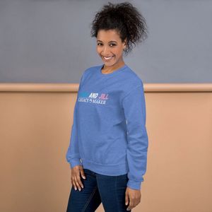 เสื้อสเวตเชิ้ตแขนยาวพิมพ์ลายกราฟิก Jack and Jill Legacy Maker สำหรับทุกเพศ สวมใส่สบาย คอกลม สไตล์ลำลอง รับผลิตตามสั่ง ขายส่ง เสื้อผ้าสตรีทแวร์ - Product Image 3
