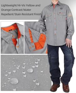 <b>Waterproof</b> Functions High Quality 100% Cotton American Welding <b>Works</b> Shirt for Sale Whole Sale Rate Good Quality Welding - Product Image 5