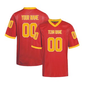 Fournisseur de maillots de football américain durables en mélange de spandex, marque privée, sublimation sans décoloration, vêtements de sport légers, approvisionnement en gros, OEM - Product Image 1