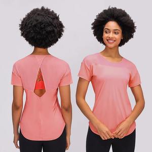 Ensemble de yoga 2 pièces pour femmes, taille haute, effet froncé aux fesses, leggings et pantalon, Spandex/Nylon, haute qualité, personnalisable - Product Image 5