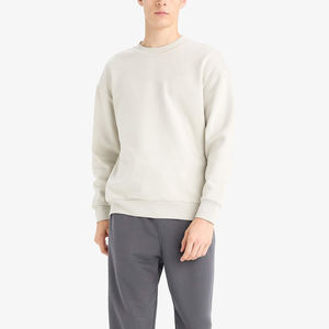 Sweat-shirt à col rond en coton de haute qualité pour hommes, vêtements de rue de haute qualité, impression personnalisée, tissu de sweat-shirt à manches longues - Product Image 2