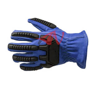 Designed For Professional Use Leather TPR Impact <b>Gloves</b> With Durable Leather And TPR Guard For Safety - Product Image 2