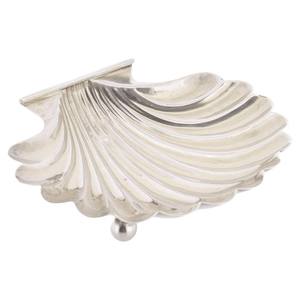 Elegante tazón vintage plateado con forma de concha, plato de lujo de acero inoxidable con forma de vieira, tazón para frutas y aperitivos para vajilla de hotel. - Product Image 5