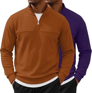 Sudadera de Manga Larga con Cierre de Cremallera para Hombre, Otoño-Invierno, Diseño Moderno, Sudaderas y Hoodies en Venta, Servicio OEM - Product Image 6