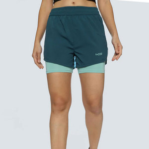 Shorts de Doble Capa para Mujer, Talla Adulto, Ajuste Cómodo, Diseño con Bolsillos Personalizados - Product Image 3