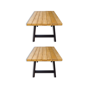 Mesa de comedor de teca para patio, muy vendida, para muebles de casa y villa, súper cómoda, estilo ecológico, diseño de buena calidad. - Product Image 4