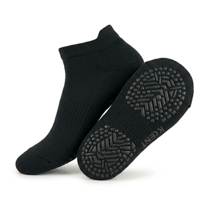 Custom Pilates <b>Socks</b> with Silicone <b>Grip</b> Bottom Non Slip Yoga <b>Socks</b> for Studios Fitness Clubs Private Label OEM ODM Wholesale - Product Image 1