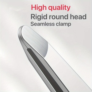 Pinza de Precisión para Cejas con Punta Redonda, Diseño Moderno y Duradero para Depilación Precisa, Modelado de Cejas, Cuidado Facial y Belleza - Product Image 4