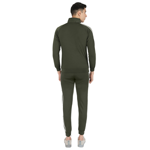 Conjunto Deportivo para Hombre, Estilo Taiwanés, Elástico en Cuatro Direcciones, Ajustado, Color Sólido, Cómodo, de Terciopelo Premium, para Deportes Activos, Otoño, Jogging y Running - Product Image 5