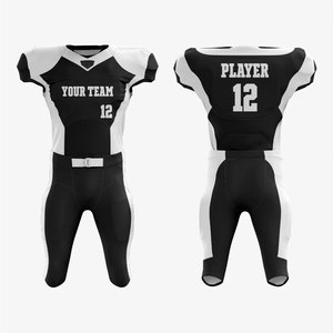Nouvelle arrivée, uniforme de football américain unisexe, toutes saisons, manches courtes, séchage rapide, respirant, logo personnalisé, uniforme de football américain - Product Image 2